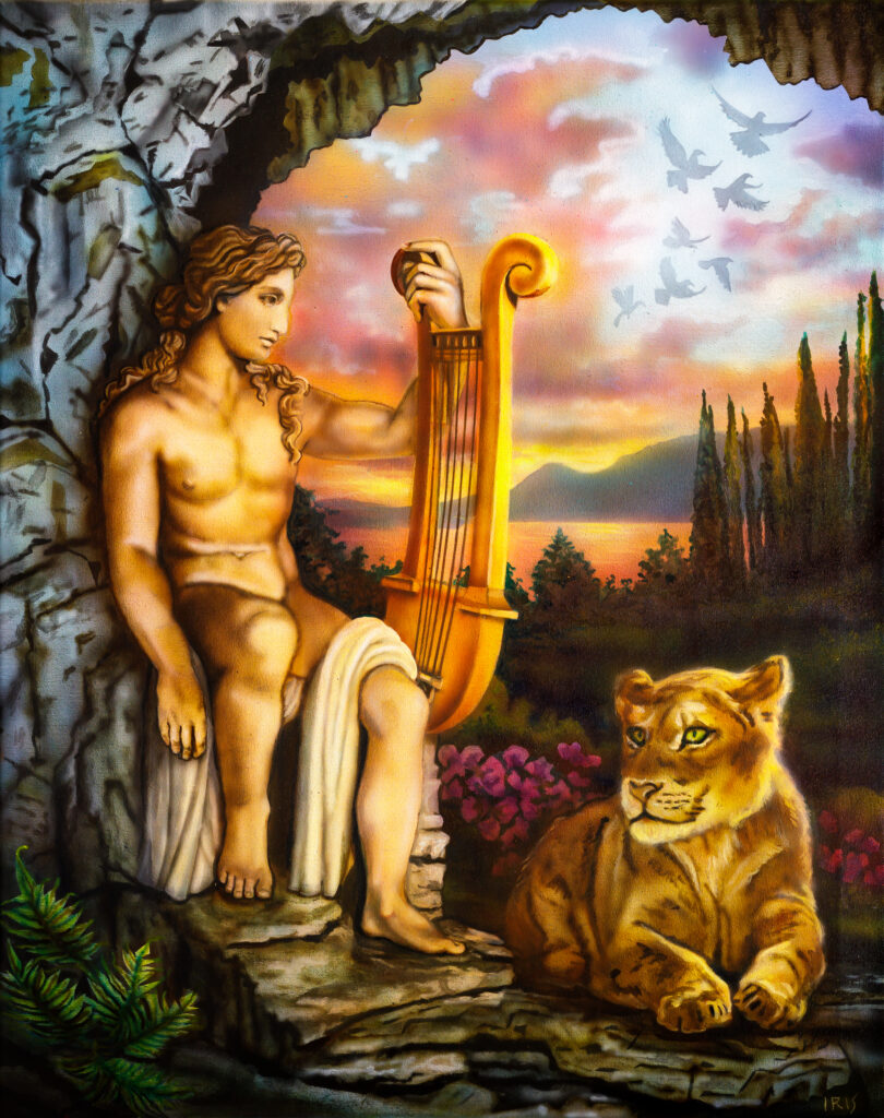 Orpheus by Lisa Iris Orpheus - original painting by artist Lisa Iris