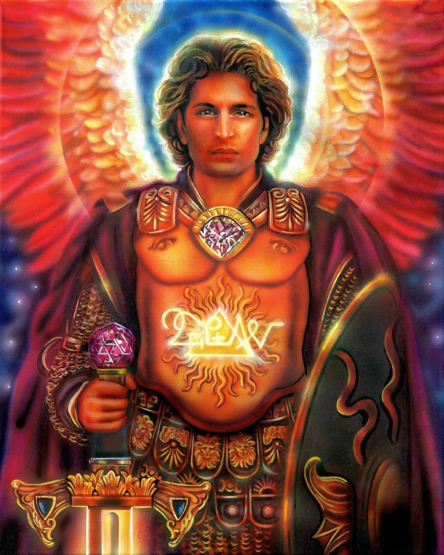 archangel michael by lisa iris