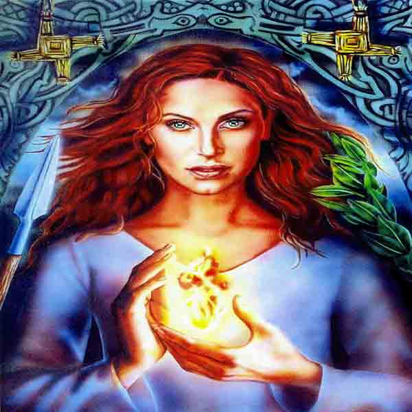 The Goddess Brigit by Lisa Iris