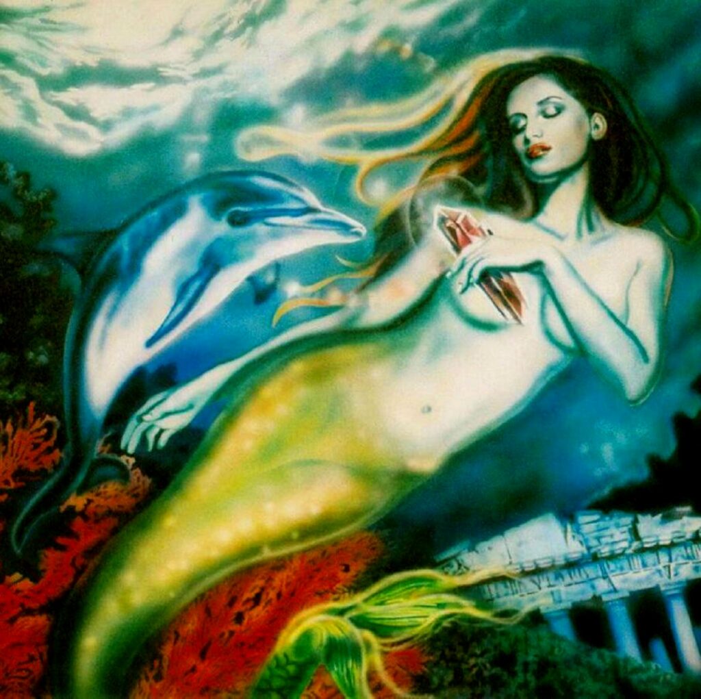 crystal mermaid by lisa iris