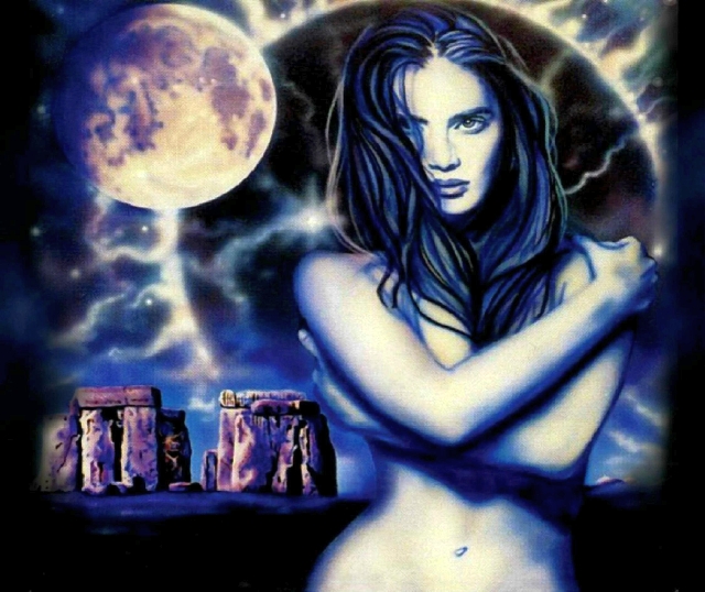 moon goddess by lisa iris