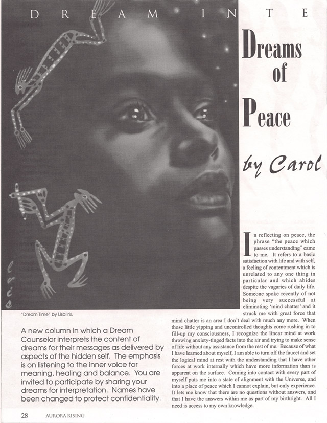 dreamtime by lisa iris